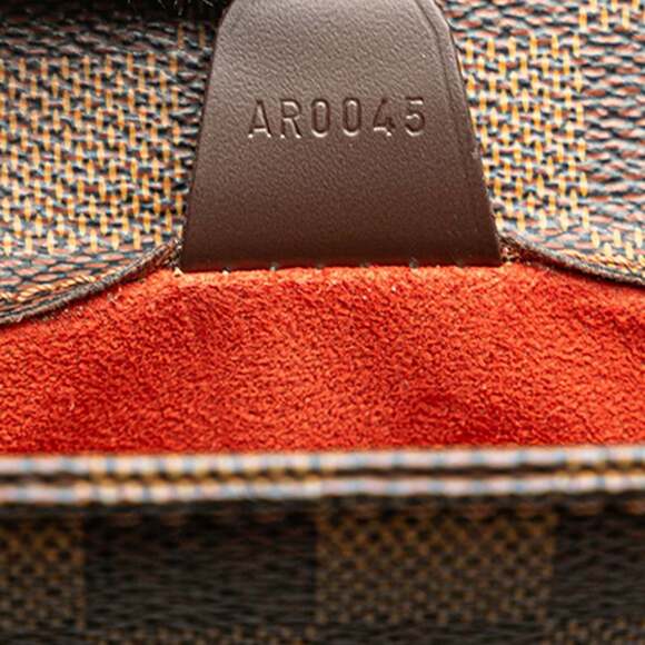 LOUIS VUITTON Brown Damier Leather Tote Bag - Picture 10 of 10